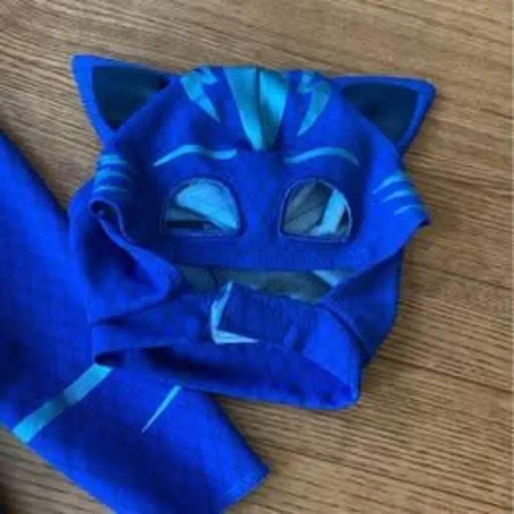 PJ Masks Cat boy costume blue - size small, used - small rip in tail see pics